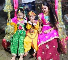 Mind was captivated by tableaus on Lord Krishna's Chhathi