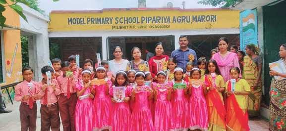 Students were given information about educational kits and schemes