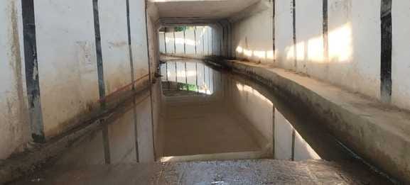 Waterlogging in the underpass has disrupted the movement of people from 30 villages