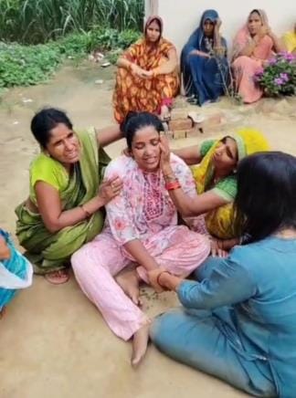 A trailer ran over a teacher who had fallen on the road and died