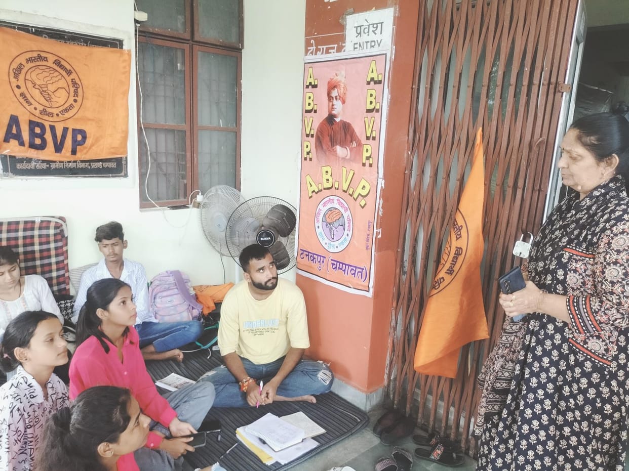 The sit-in protest will end only when the demand is met: ABVP