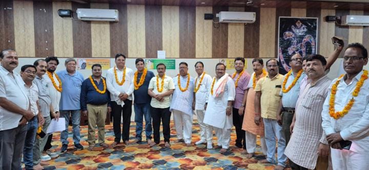 Virendra became district vice president and Pradeep-Ravindra became city vice president