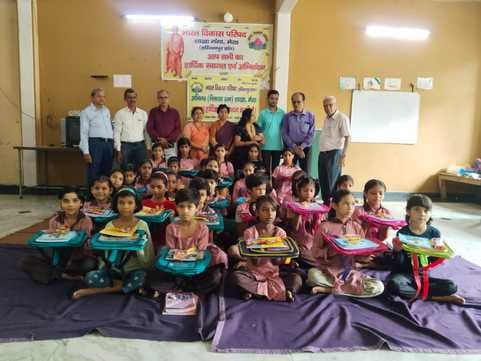 Stationery items distributed