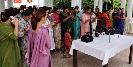 The annual function of the Army Wives Welfare Association of the Indian Army was celebrated in the cantonment