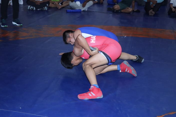 Saloni got first place in the inter arena competition