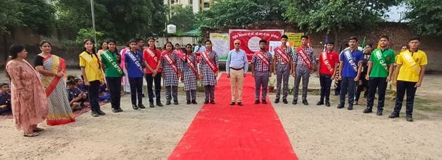 Omkar and Pranjal became the school captains of the student council