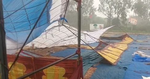 Preparations were washed away by rain, CM's visit cancelled, Van Mahotsav postponed