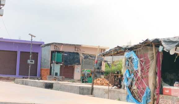 The old vegetable market is a victim of encroachment