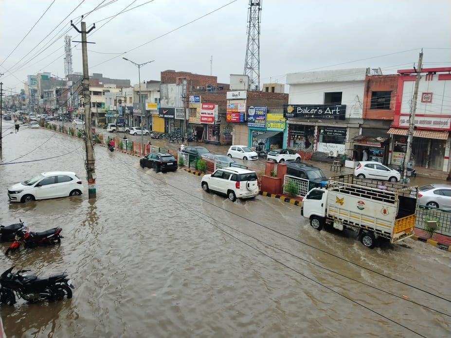 20 days of rain later, the drainage system started to fail