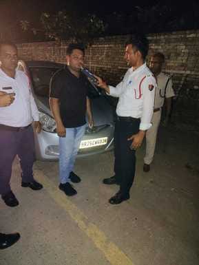 Police issued challans to 90 drivers in 12 days