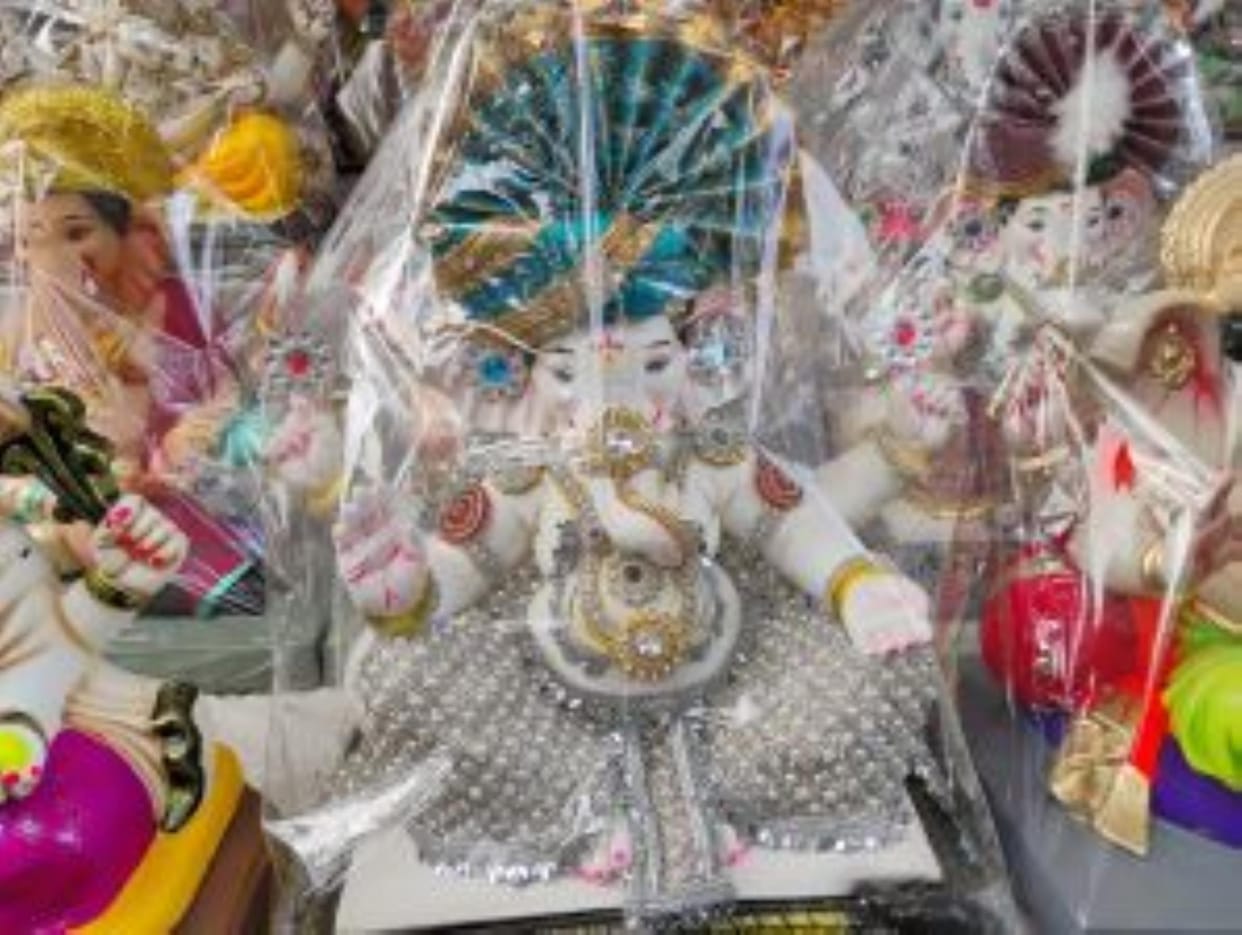 Ganesh festival celebration: Unique clothes and jewellery decorated for Bappa