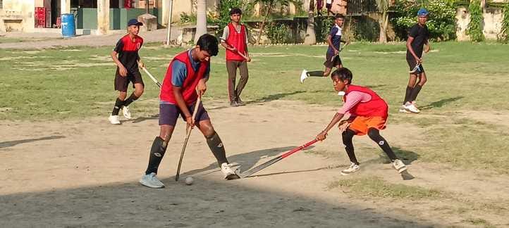 Made a place in the zonal team by showing talent in the trials