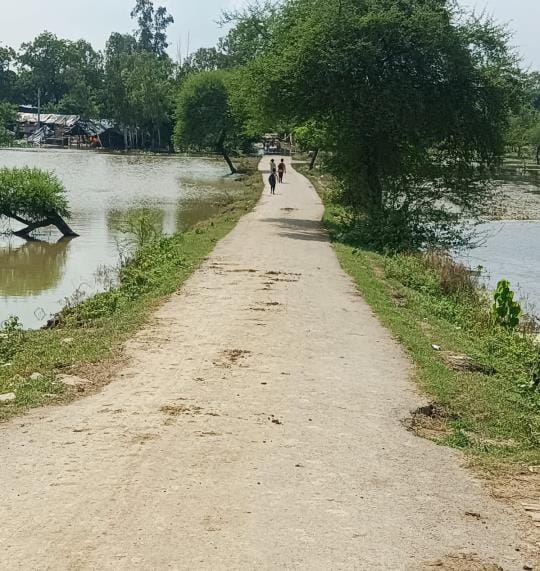 Flood water receded, boats were removed