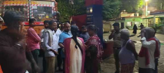 Unruly youths beat up a roadways bus, two people including a woman conductor injured