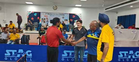 Participants were awarded on the second day of table tennis competition