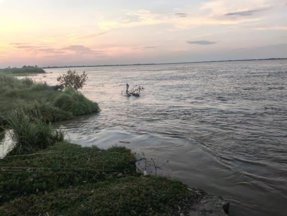 Relief to Manjha Kamharia village due to fall in water level