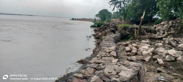 Fluctuation in water level continues, danger remains on Narvajot