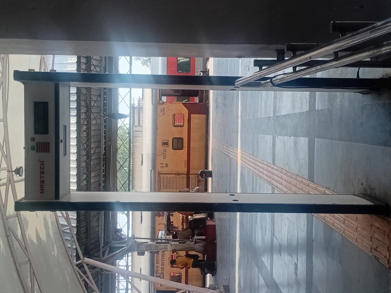 Question on security...Door frame metal detectors at railway station are closed