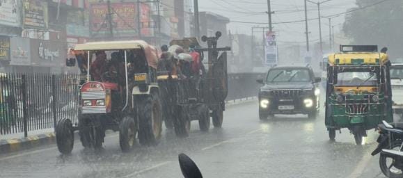 Relief from heat in Bhiwani-Loharu due to rain for the second consecutive day