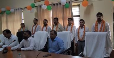Vipin became the president of the Lekhpal Association