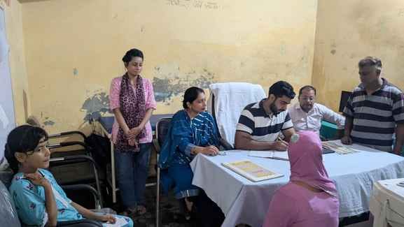 There were more patients of fever, cough and allergy in health fairs