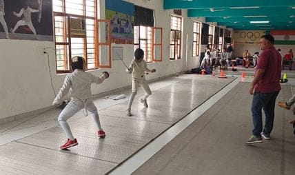 Indus Global Academy Kinana stood first in the under-14 age group in the district level sports competition