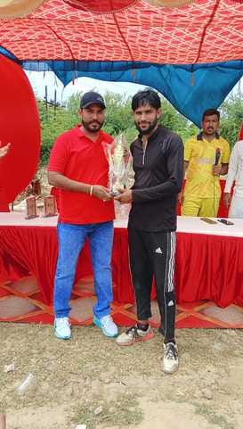 Ambala Warriors team defeated Vishu XI by eight runs
