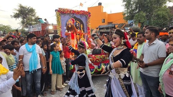 Sri Krishna Palki Shobha Yatra was filled with zeal and enthusiasm