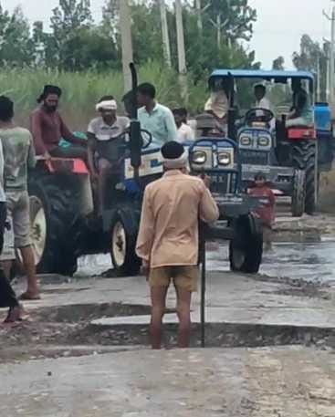 Roads are cut off and fields are flooded, people are waiting for help