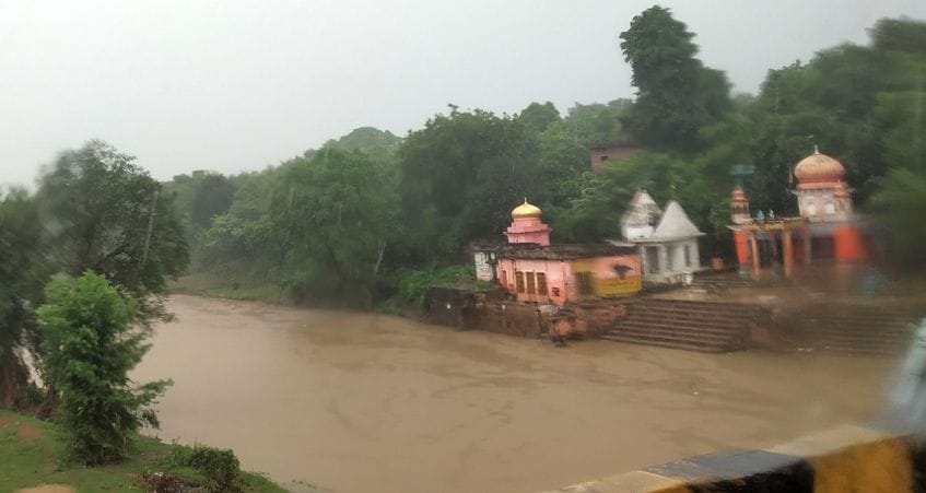 The water level of Mandakini and Bardha increased due to rain