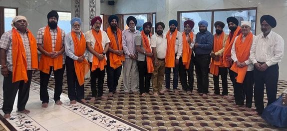 Kuldeep Singh became the head of Gurdwara Shri Guru Singh Sabha Sujan Singh Park for the third time