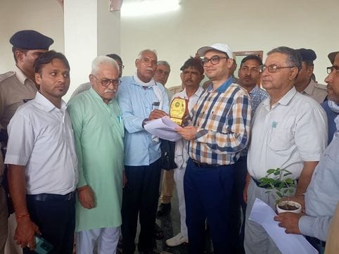 Railway divisional manager inspected Ateli station