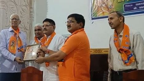 The office bearers of the Brahmin Sabha were sworn in