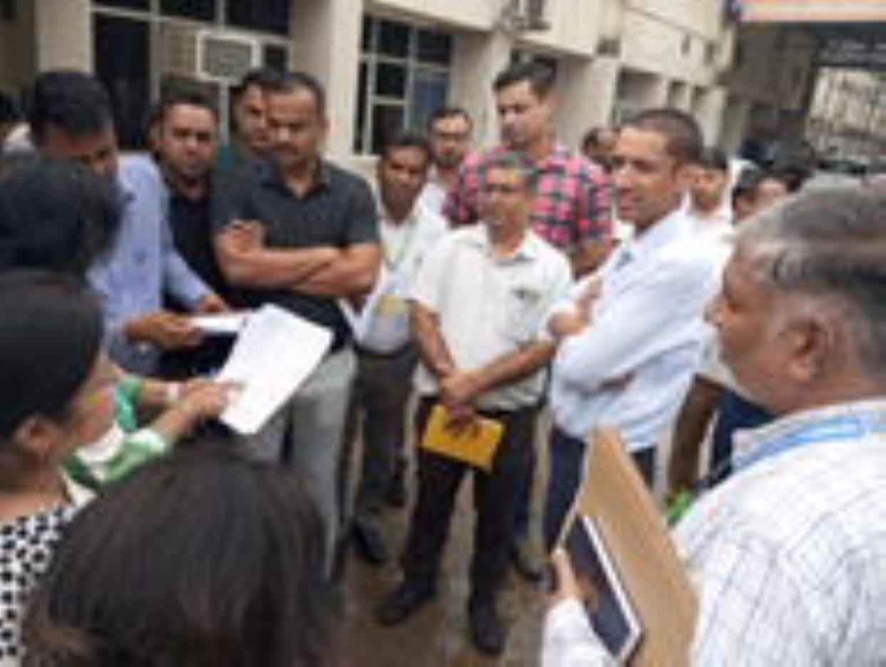 Proposal for additional chamber placed before DC to solve sewerage problem of Civil Hospital