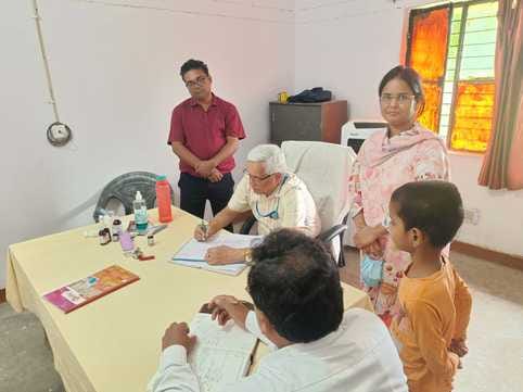 CMO did a surprise inspection of Saidabad CHC and PHC