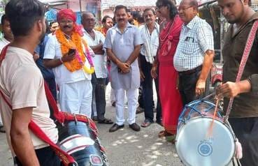 The group left for conducting Havan-Pujan and Bhandara at Maa Purnagiri Dham