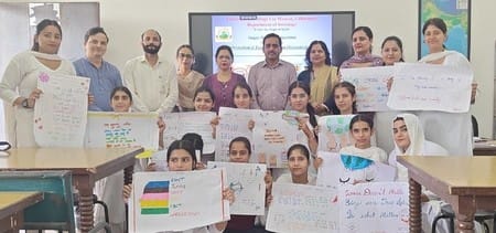 Udhampur, Womens College, Slogan Written Competition