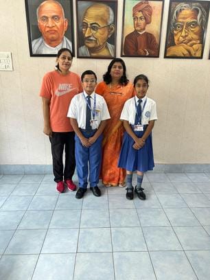 Chhavi and Pranav secured place in state level chess competition