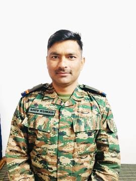 A soldier injured in a road accident died during treatment