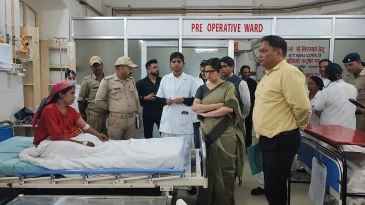 DM ma'am, there is no doctor, even the CT scan machine is not working