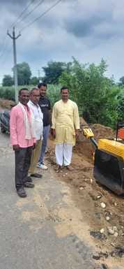Widening of the connecting road leading to Bhadrakali temple started