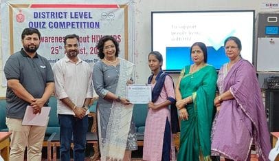Pawani secured first position in District Science Seminar
