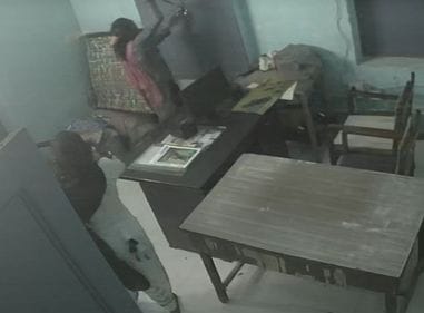 Goods stolen by breaking the locks of the Electricity Corporation office