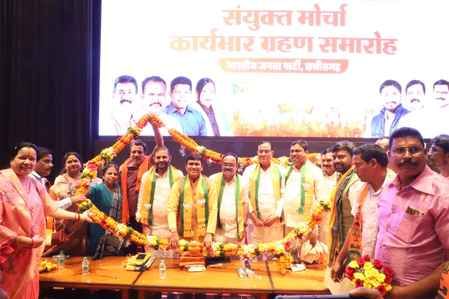 बीजेपी संयुक्त मोर्चा अध्यक्षों ने ग्रहण किया कार्यभार: पवन साय बोले-आप सब पर संगठन की मजबूती की जिम्मेदारी