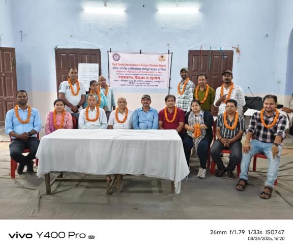 Rahul became chairman of Deaf Sports Association, Saurabh became president