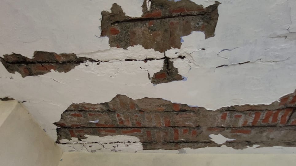Demand for repair of dilapidated Chaupal