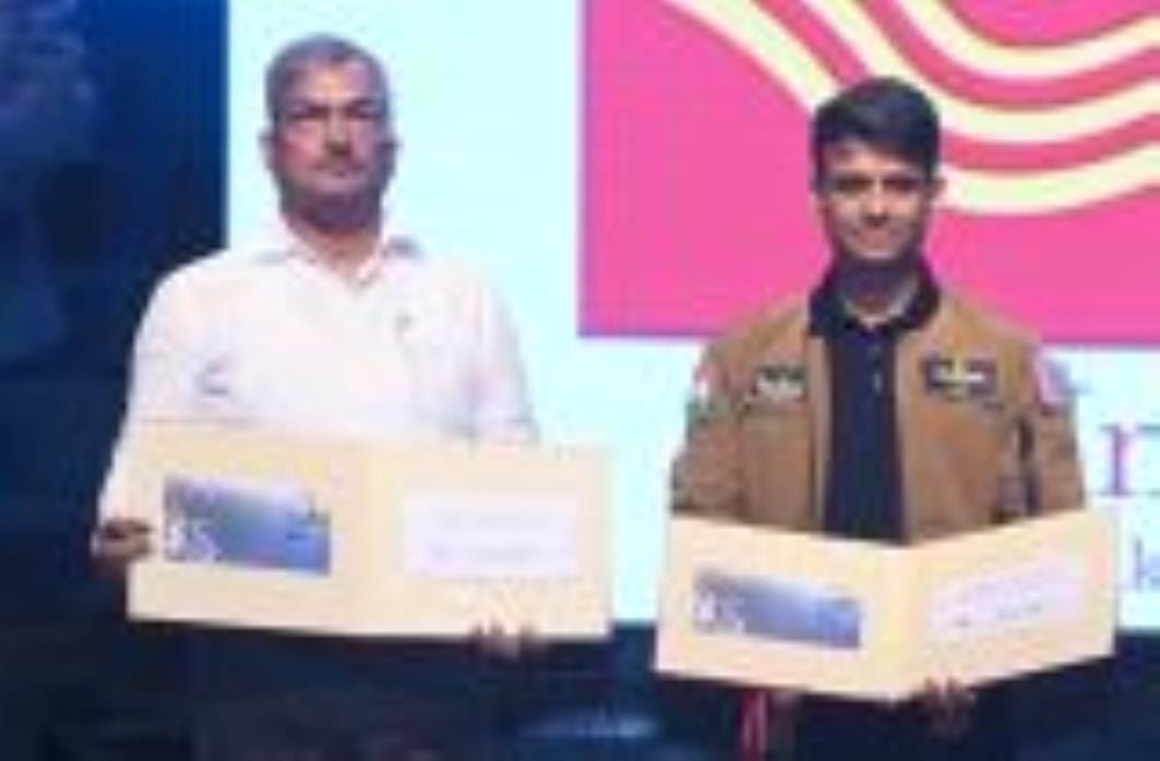 Postal department issued a special envelope on Shubhanshu