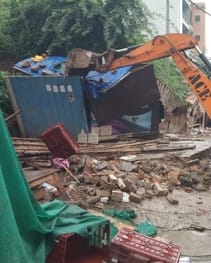 Municipal Corporation launched a campaign against encroachment