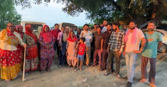People broke down due to no action against four people