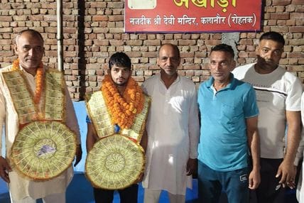 Sagar wrestler from Gudhan won gold medal in Jharkhand